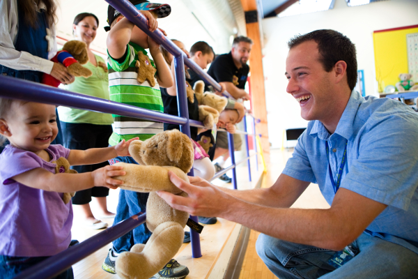 Group tour at Vermont Teddy Bear factory