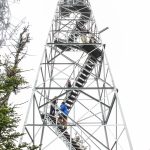 Fire tower at Burke Moutain Resort