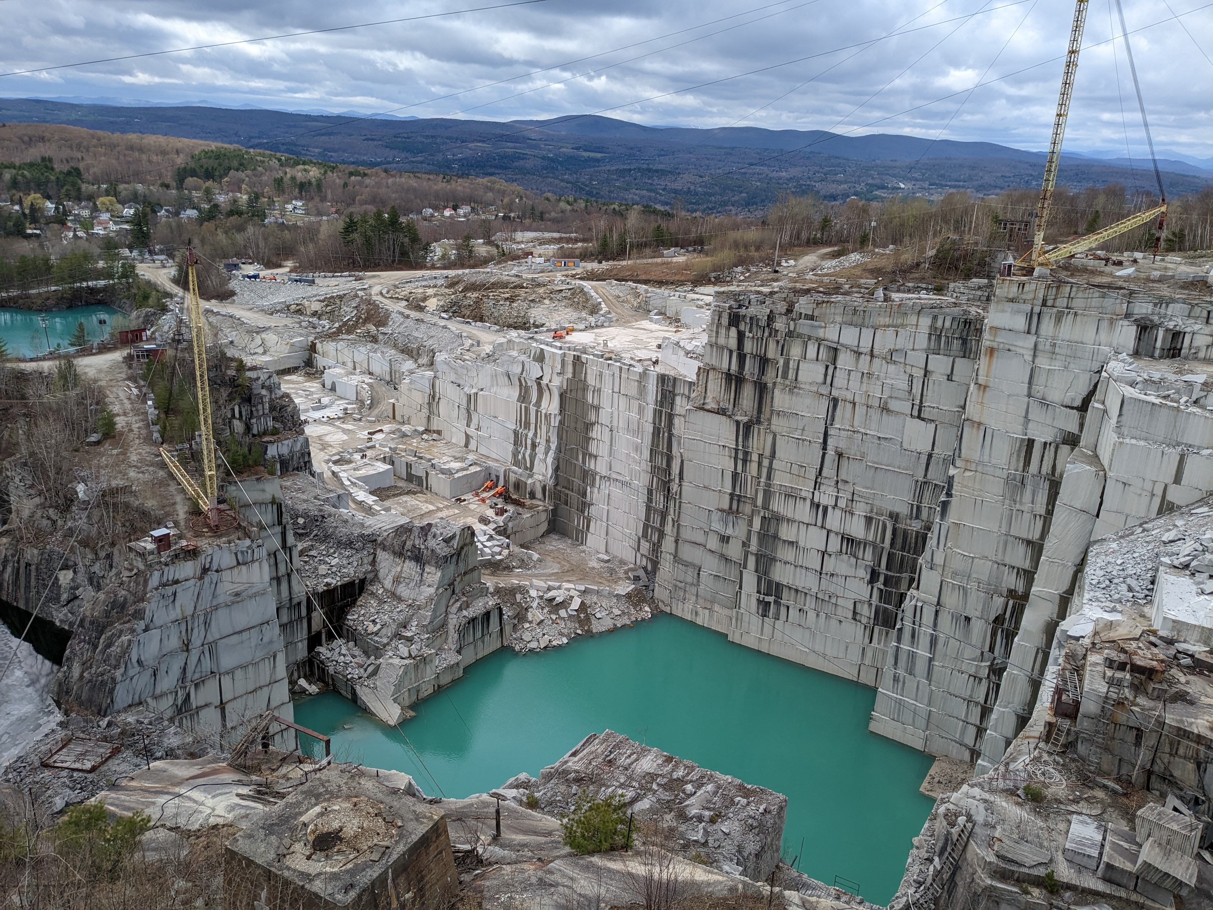 Smith Quarry near Rock of Ages Visitor Center.